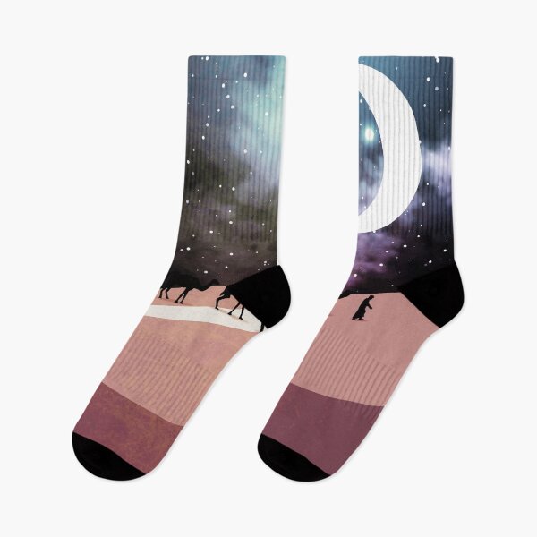 Item preview, A convoy of camels at night 8 designed and sold by Design4uStudio.