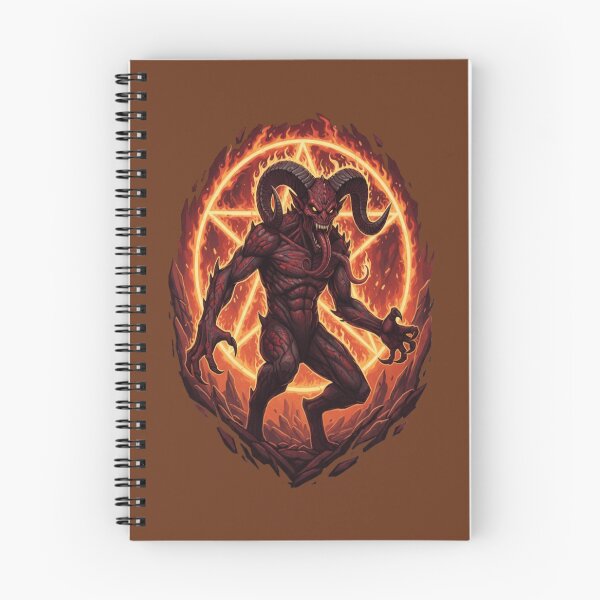 Item preview, Infernal Demon of the Flaming Pentagram designed and sold by PrintBreeze.