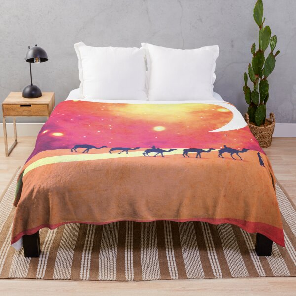 Item preview, A convoy of camels at night 4 designed and sold by Design4uStudio.