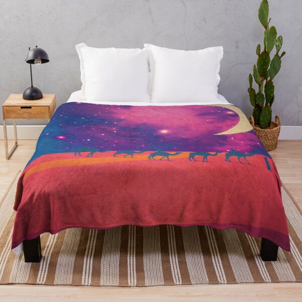 Item preview, A convoy of camels at night 3 designed and sold by Design4uStudio.