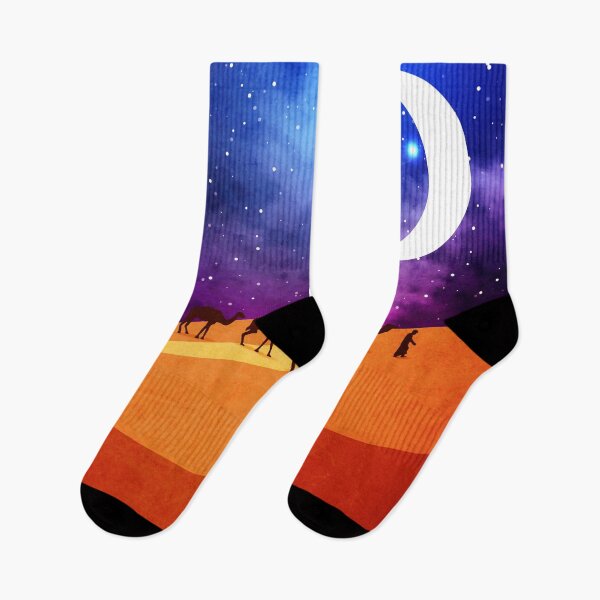 Item preview, A convoy of camels at night 2 designed and sold by Design4uStudio.