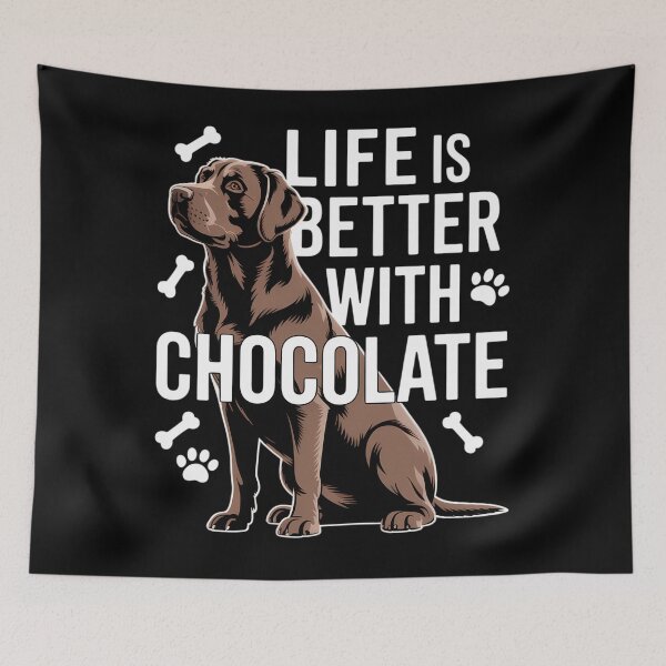 Item preview, Life Is Better Chocolate Labrador Owner Chocolate Lab Lover designed and sold by Bandikonsalez.