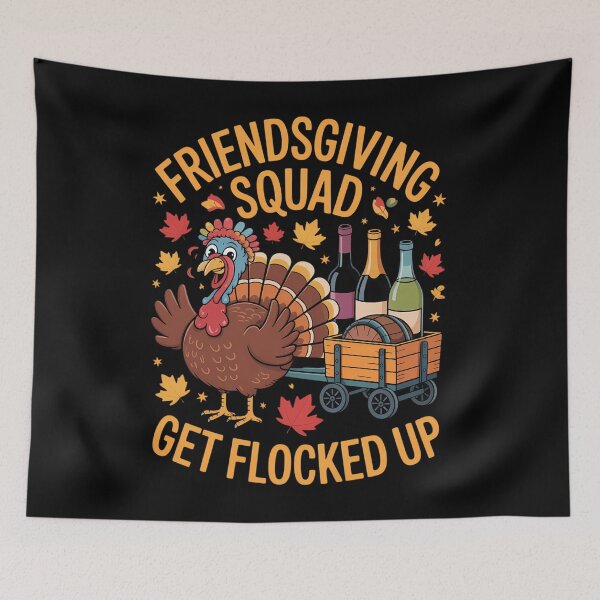 Item preview, Friendsgiving Squad Thanksgiving designed and sold by tearbytea.