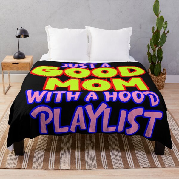Item preview, Just A Good Mom With A Hood Playlist Funny Mother day designed and sold by Colorfulman.