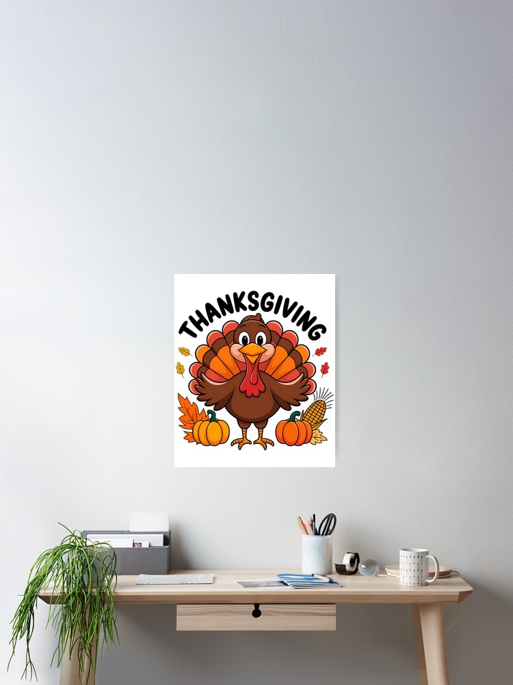 Thanksgiving turkey Poster