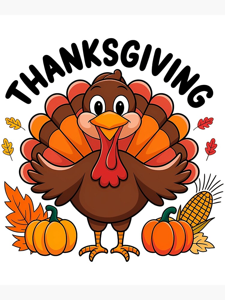 Thanksgiving turkey Poster