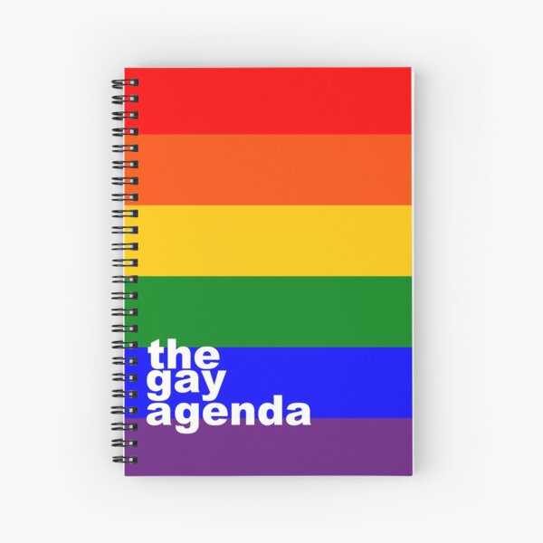 Item preview, The (rainbow) gay agenda designed and sold by Mhaddie.