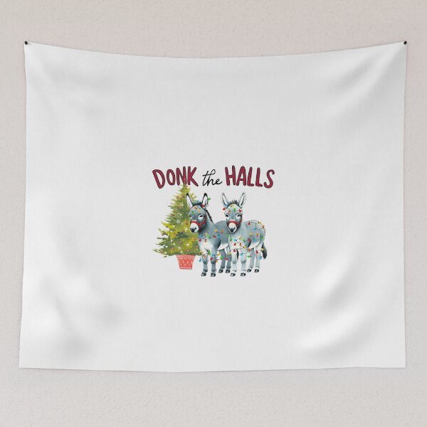 Item preview, Donk The Halls Donkey Tree Lights designed and sold by vespira-motion.