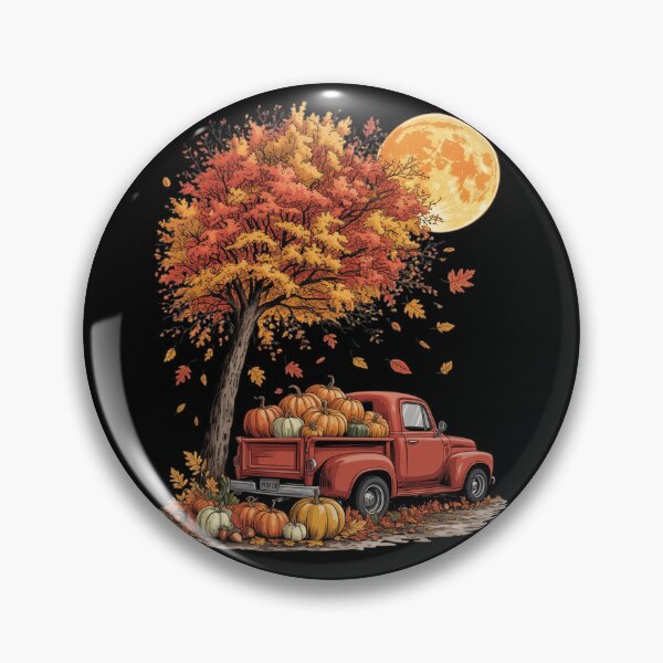 Item preview, Cute Old Truck and Pumpkins Happy Fall Y'all Thanksgiving designed and sold by VladoZork.