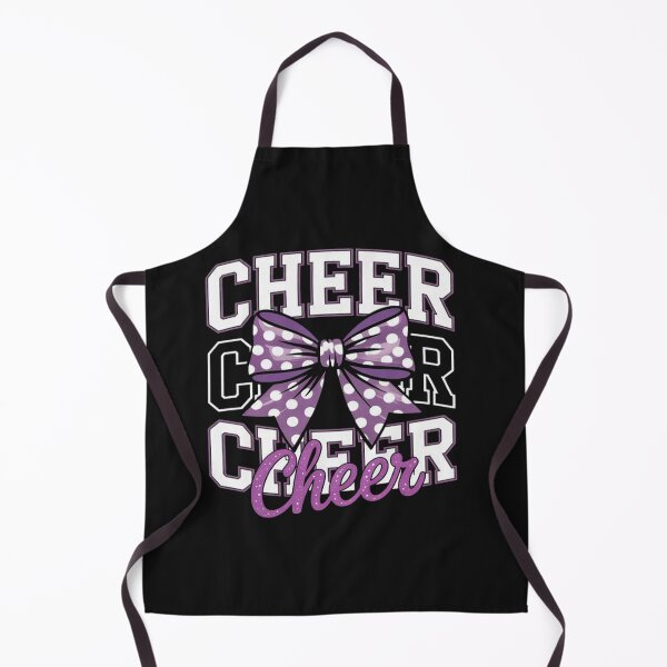 Item preview, Coquette Cheer Bow Team Cheerleader Cheerleading Purple designed and sold by CraftyCuttable.
