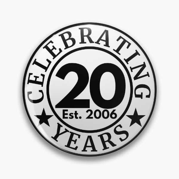 Item preview, Celebrating 20 Years | 2006 Anniversary Birthday Milestone Design designed and sold by highflycrafts.