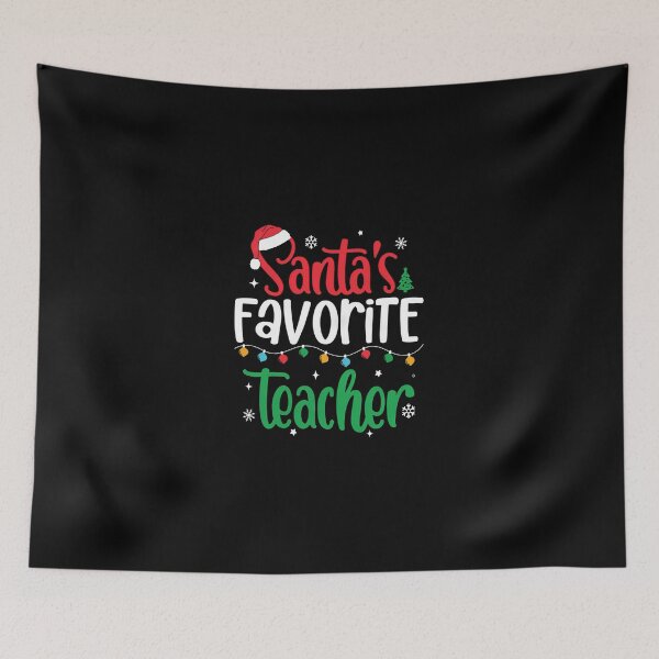 Item preview, Santa's Favorite Teacher designed and sold by sandrahofer-art.