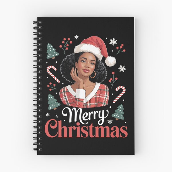 Item preview, Black Woman Santa Merry Christmas designed and sold by VladoZork.