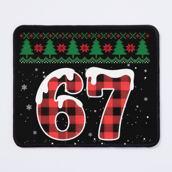 Item preview, Funny 67 Six Seven Meme Brainrot Cringe Christmas Pajamas designed and sold by vespira-motion.