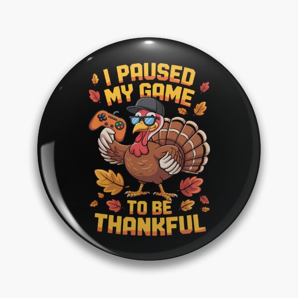 Item preview, Game Thankful Video Gamer Thanksgiving designed and sold by tearbytea.