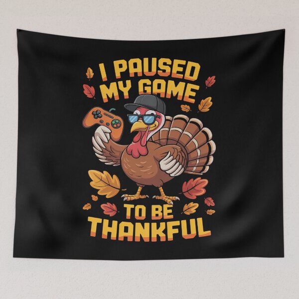 Item preview, Game Thankful Video Gamer Thanksgiving designed and sold by tearbytea.