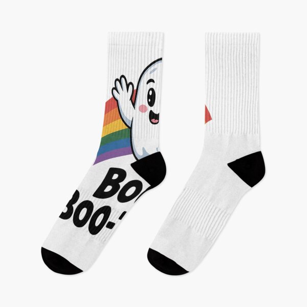 Item preview, boo is boo-tiful lgbt pride halloween designed and sold by VladoZork.