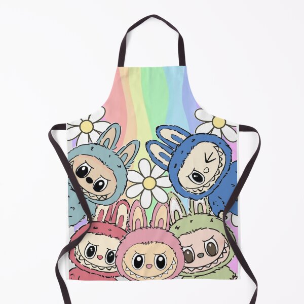 Item preview, Cute Labubu Bunny Squad | Kawaii Rainbow Pastel Art designed and sold by AesthinkArt.
