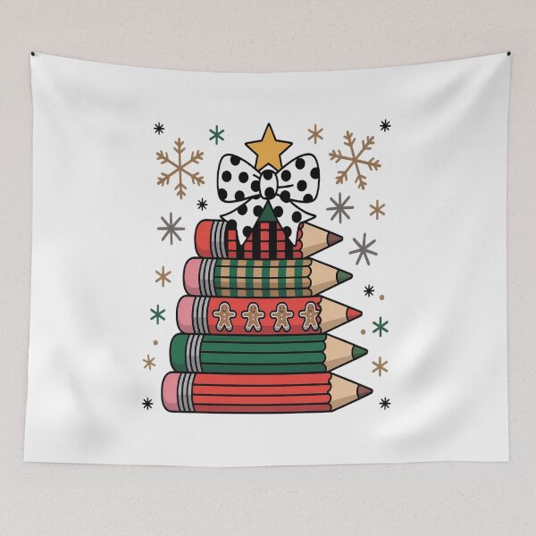 Item preview, Bookish Christmas Tree Pencil designed and sold by VladoZork.