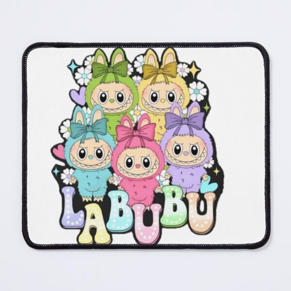 Item preview, Cute Labubu Bunny Squad | Kawaii Pastel Characters Art designed and sold by AesthinkArt.