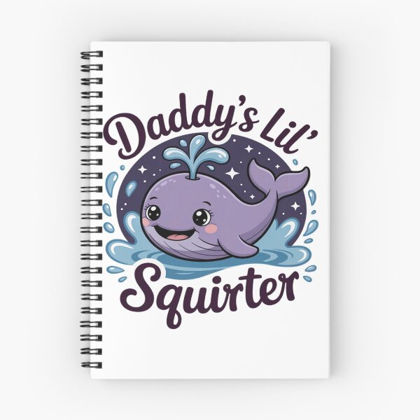 Item preview, Daddy's Lil Squirter Cute Whale designed and sold by CraftyCuttable.