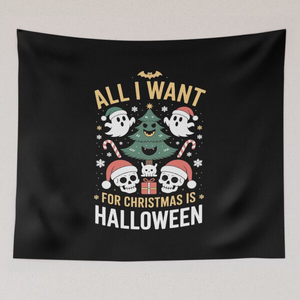 Item preview, Funny Christmas Halloween Spooky Cute Xmas designed and sold by FranzFriesen.
