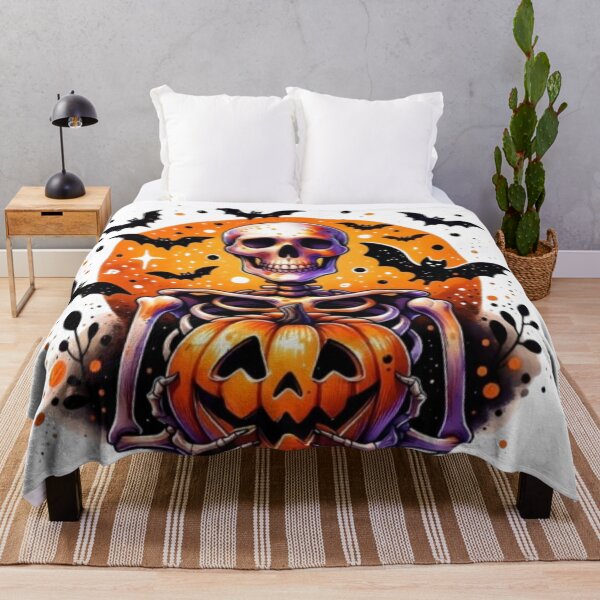Item preview, Skeleton’s Pumpkin Delight designed and sold by AesthinkArt.