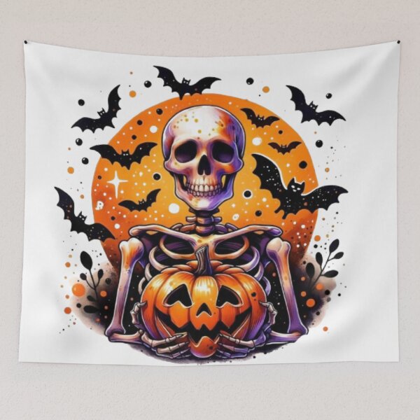 Item preview, Skeleton’s Pumpkin Delight designed and sold by AesthinkArt.