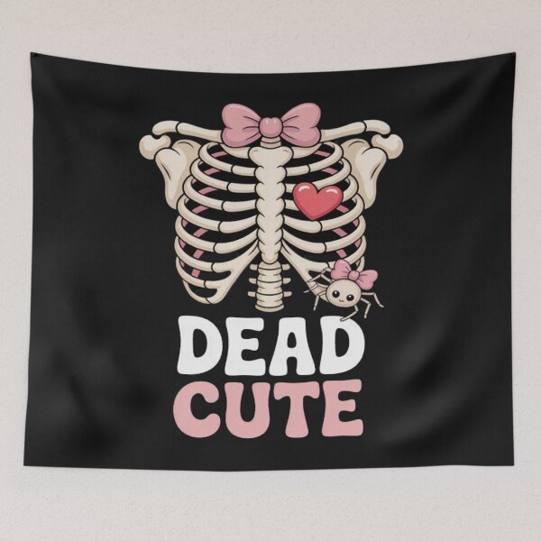 Item preview, Dead Halloween Inside Skeleton Rib Cage Bow Tie designed and sold by CraftyCuttable.