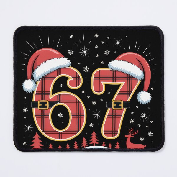 Item preview, Funny 67 Six Seven Meme Brainrot Cringe Christmas Pajamas designed and sold by vespira-motion.
