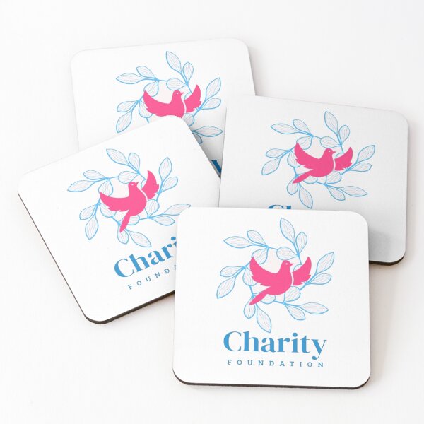 Item preview, Charity Foundation Logo - Pink Dove of Peace and Floral Wreath designed and sold by GenZFashion000.