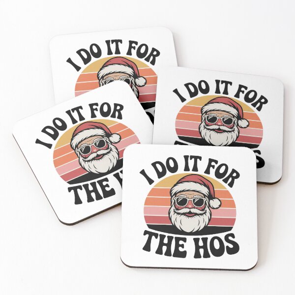 Item preview, I Do It for the Hos Retro, Santa Swag – Christmas designed and sold by graphic-genie.
