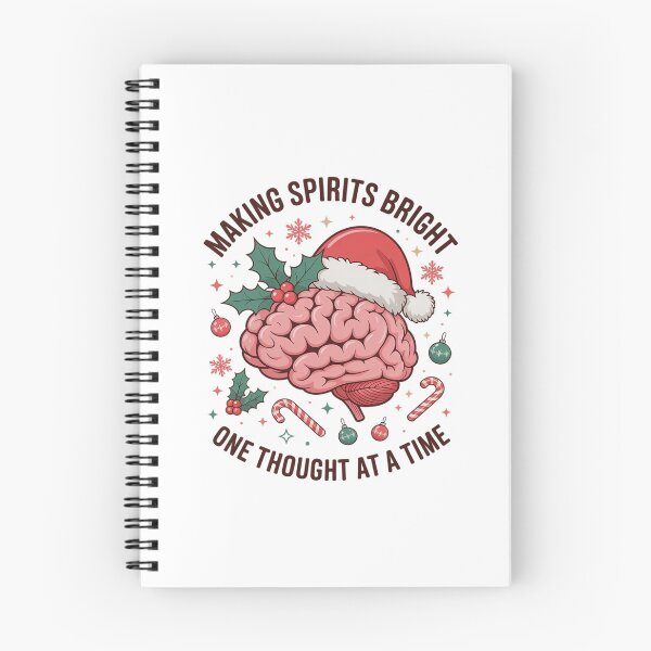 Item preview, Funny Brain Christmas Mental Health Cute Xmas designed and sold by RayArmstrong.