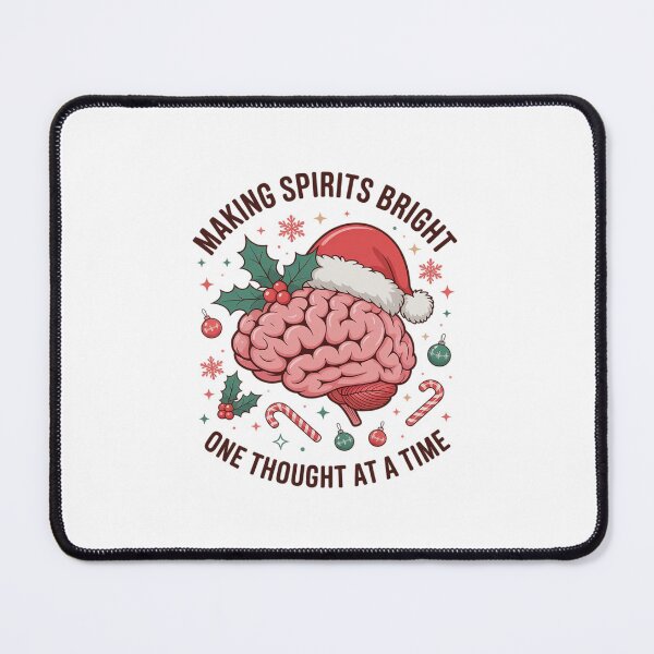 Item preview, Funny Brain Christmas Mental Health Cute Xmas designed and sold by RayArmstrong.
