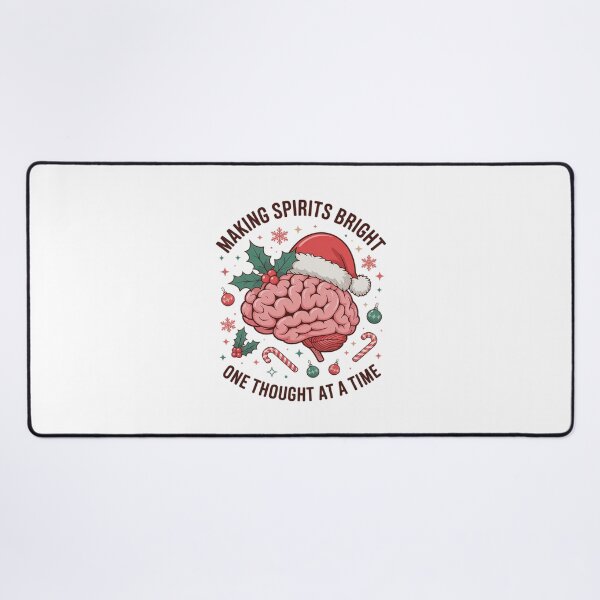 Item preview, Funny Brain Christmas Mental Health Cute Xmas designed and sold by RayArmstrong.