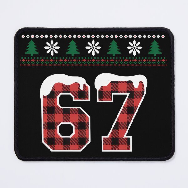 Item preview, Funny 67 Six Seven Meme Brainrot Cringe Christmas Pajamas designed and sold by vespira-motion.