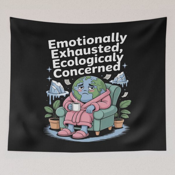 Item preview, Ecologically Concerned Mental Health Earth Plant Lover designed and sold by CraftyCuttable.
