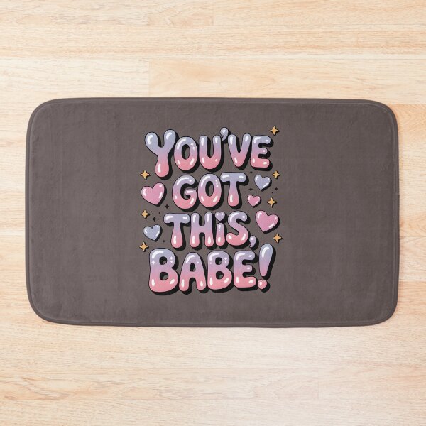 Item preview, You’ve Got This Babe Encouragement Typography Art. designed and sold by Teenidesign .