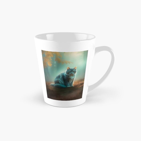 Item preview, Otherworldly Cat in Autumn Mist | Enchanted Forest Artwork designed and sold by Valeree Store.