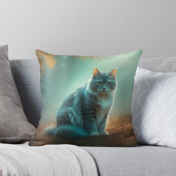 Item preview, Otherworldly Cat in Autumn Mist | Enchanted Forest Artwork designed and sold by Valeree Store.