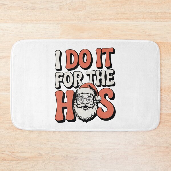 Item preview, I Do It for the Hos Retro, Santa Swag – Christmas designed and sold by graphic-genie.