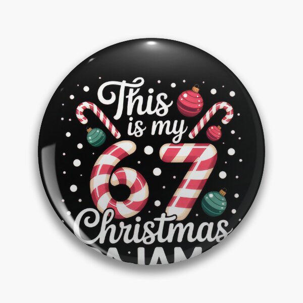 Item preview, Funny 67 Six Seven Meme Brainrot Cringe Christmas Pajamas designed and sold by vespira-motion.