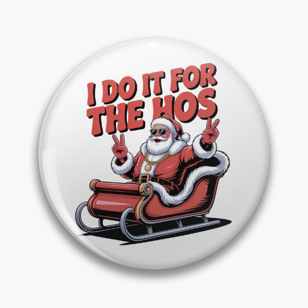 Item preview, I Do It for the Hos Retro, Santa Swag – Christmas designed and sold by graphic-genie.
