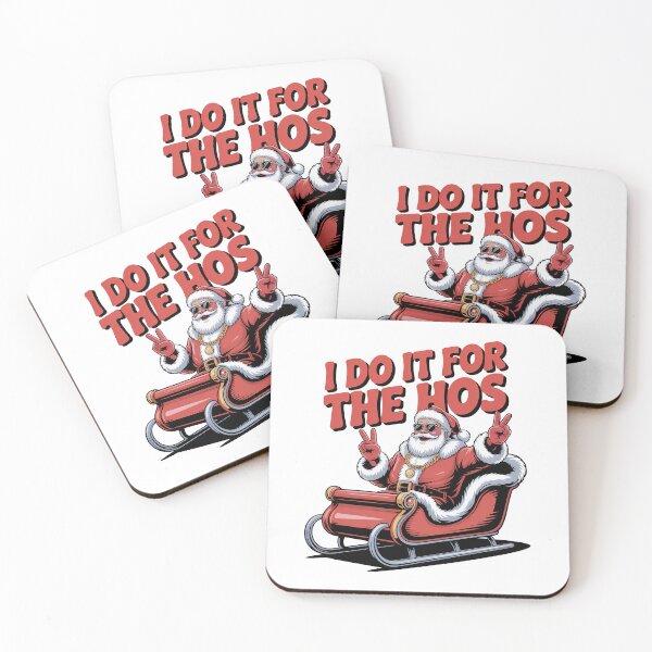 Item preview, I Do It for the Hos Retro, Santa Swag – Christmas designed and sold by graphic-genie.