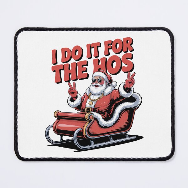 Item preview, I Do It for the Hos Retro, Santa Swag – Christmas designed and sold by graphic-genie.