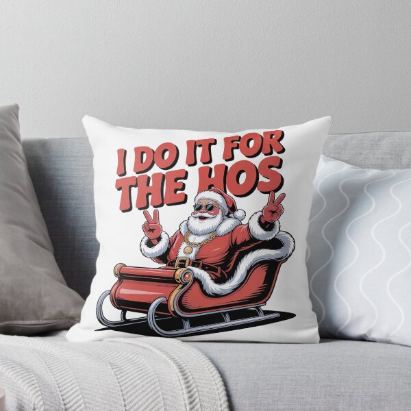 Item preview, I Do It for the Hos Retro, Santa Swag – Christmas designed and sold by graphic-genie.