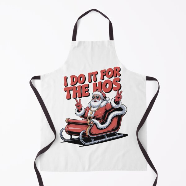 Item preview, I Do It for the Hos Retro, Santa Swag – Christmas designed and sold by graphic-genie.