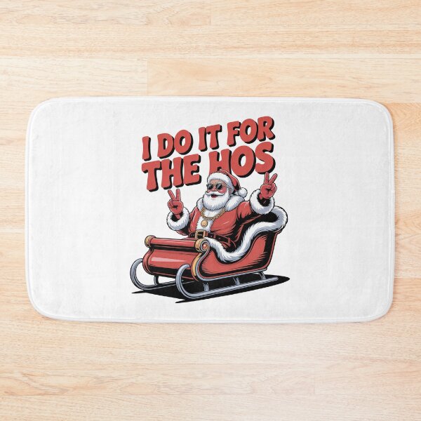Item preview, I Do It for the Hos Retro, Santa Swag – Christmas designed and sold by graphic-genie.