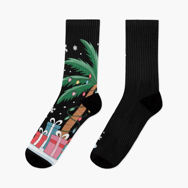 Item preview, Flamingo Christmas Palm Tree Tropical Xmas Funny designed and sold by DrewLeuschke.
