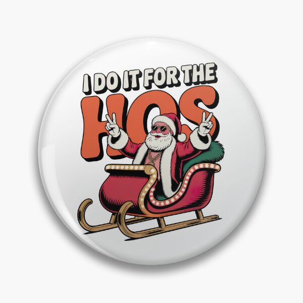 Item preview, I Do It for the Hos Retro, Santa Swag – Christmas designed and sold by graphic-genie.